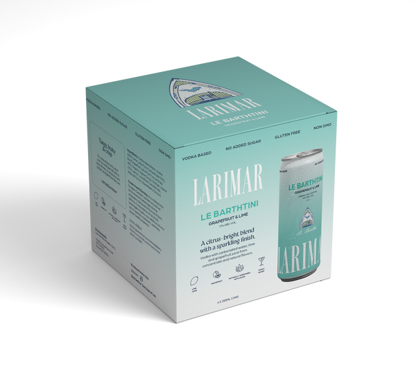 Larimar box on a white background